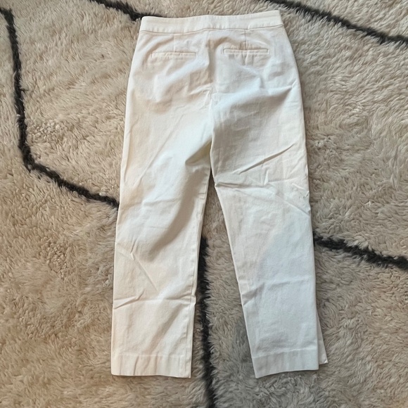 J.Crew Kate Straight-Leg Pant in Bi-Stretch Cotton – Ivory – Petite 6 - Picture 7 of 11